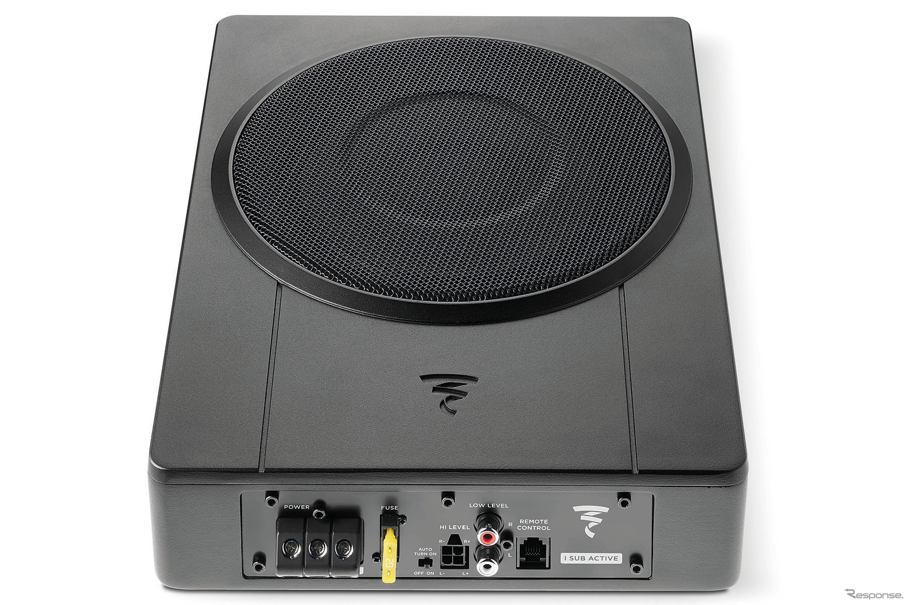 「小型・薄型のパワードサブウーファー」の一例（フォーカル・iSUB ACTIVE）。