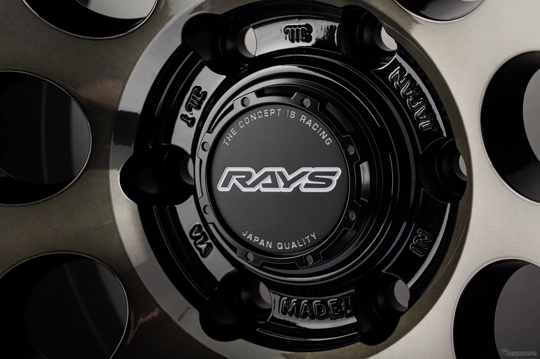 RAYS チームデイトナ D9 ブラック/ディスククリアスモーク