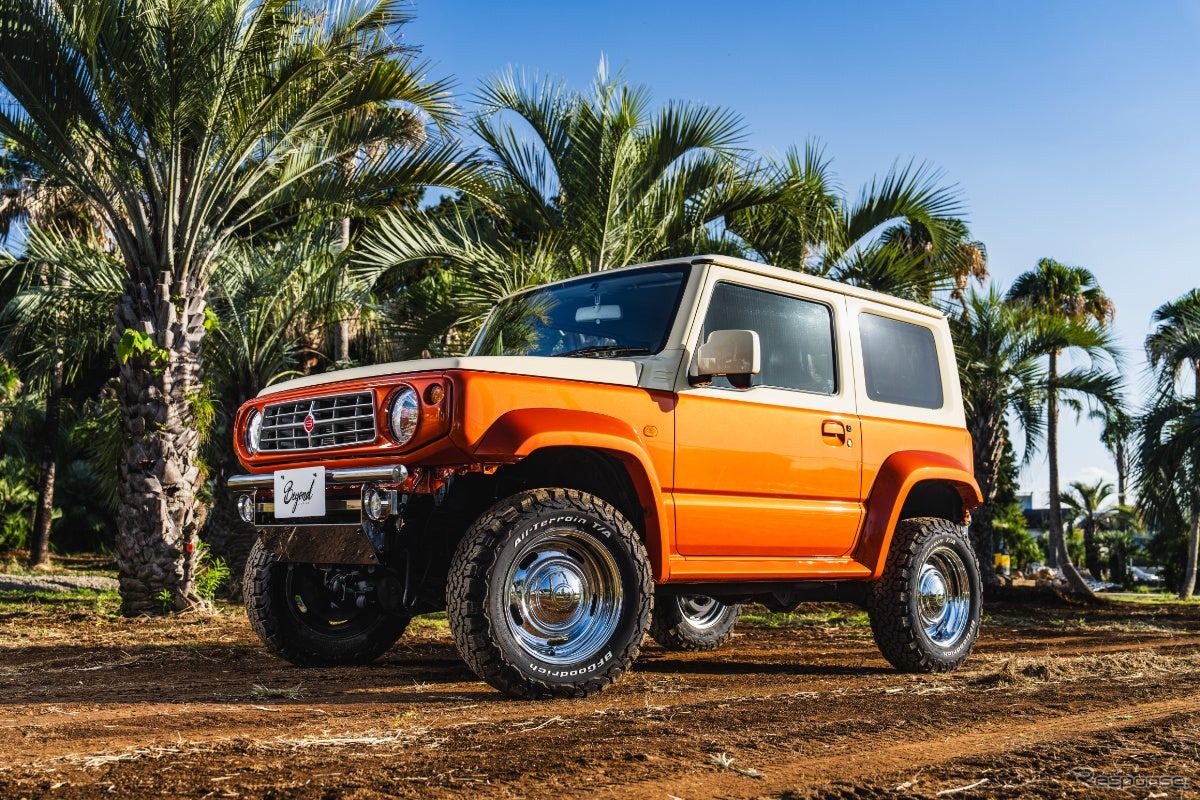 ジムニーのカスタマイズモデルのデモカー