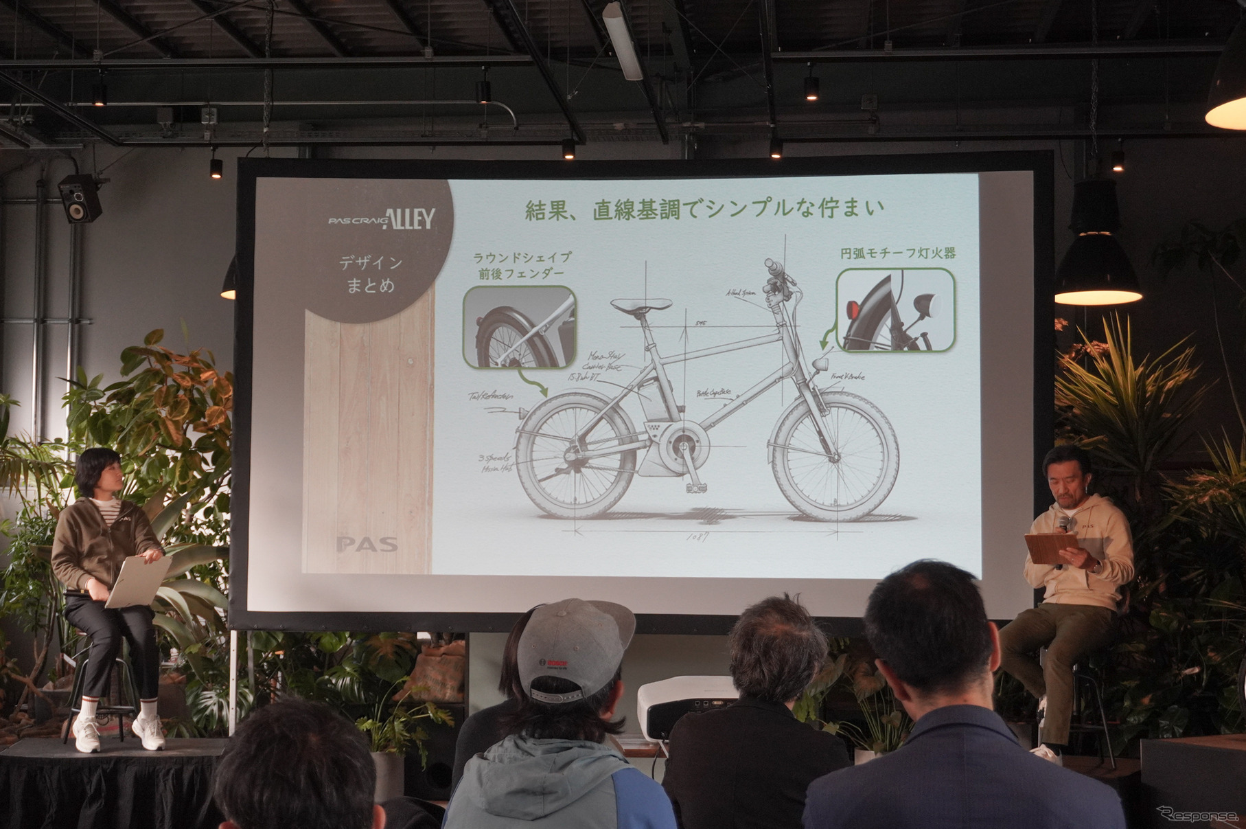 ヤマハ PAS CRAIG ALLEYのデザイン