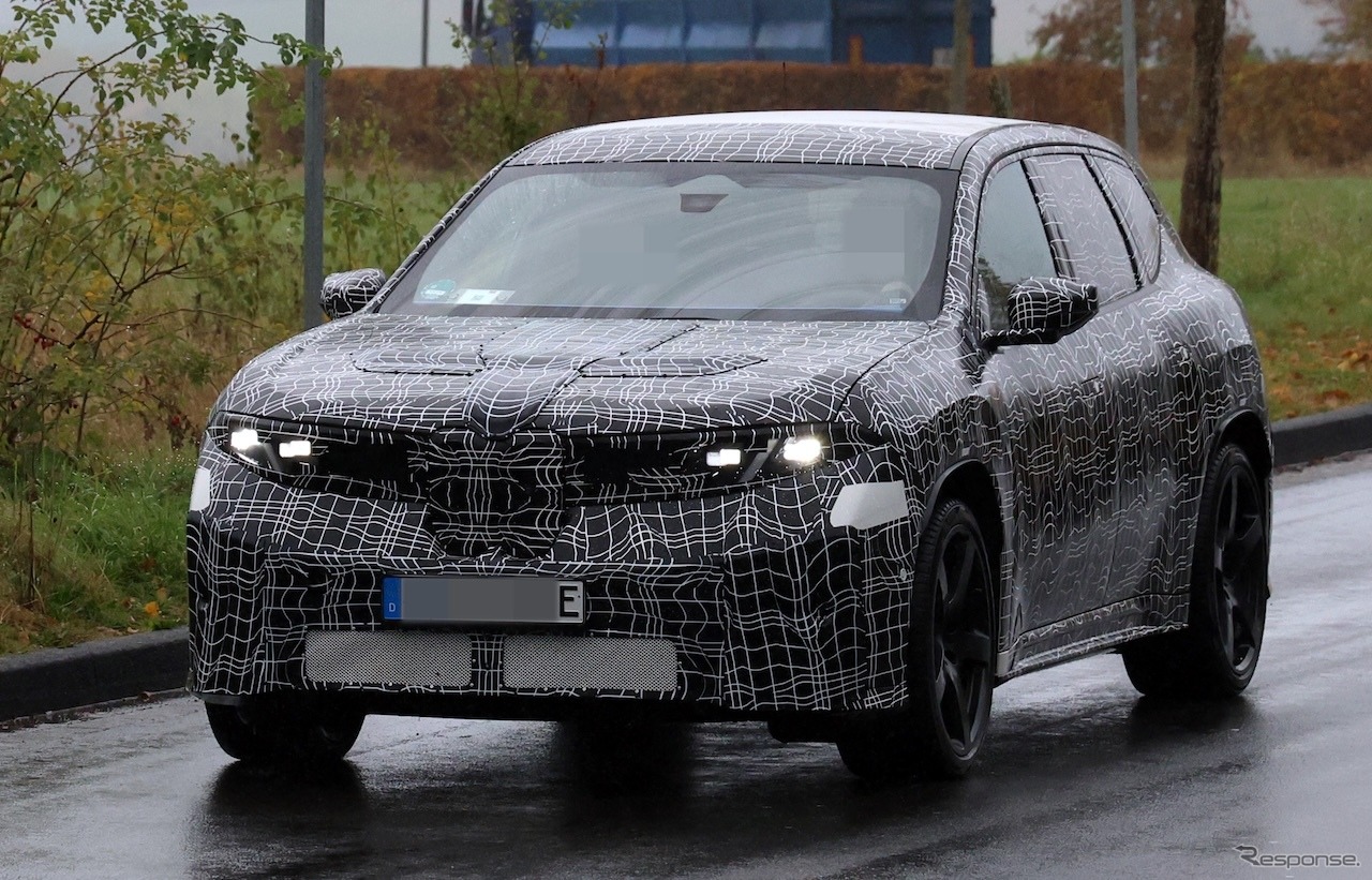 BMW iX3M プロトタイプ　スクープ写真