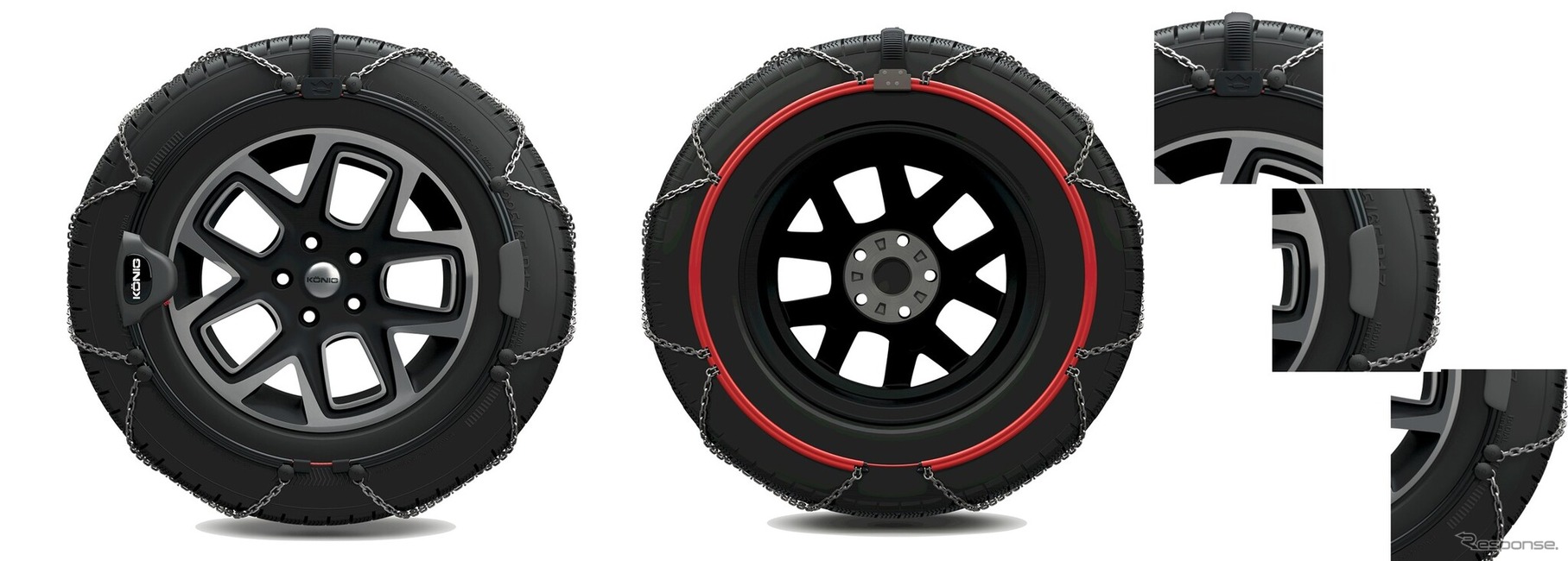 60秒で装着可能なSUV専用タイヤチェーン『Reflex Cross』