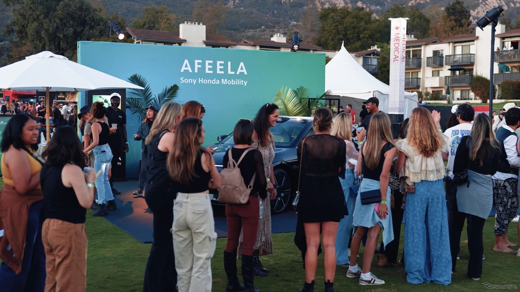 Palm Tree Music Festival にAFEELA 1を展示