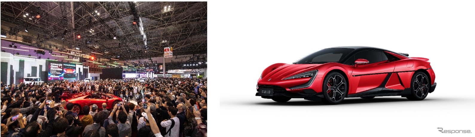 BYDヤンワンU9のダンスパフォーマンス（ジャパンモビリティショー2025）