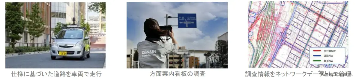 ゼンリンの地図データ