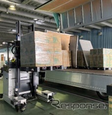 キリングループロジスティクス西名古屋支店での実証状況