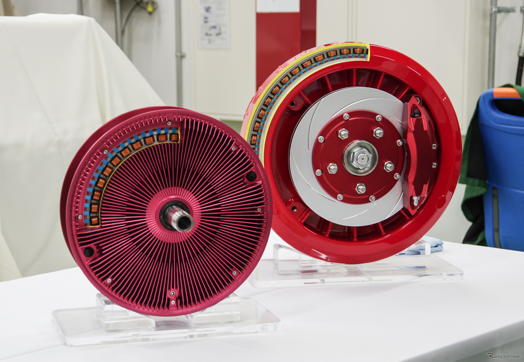 アステモのインホイールモーター（参考画像）