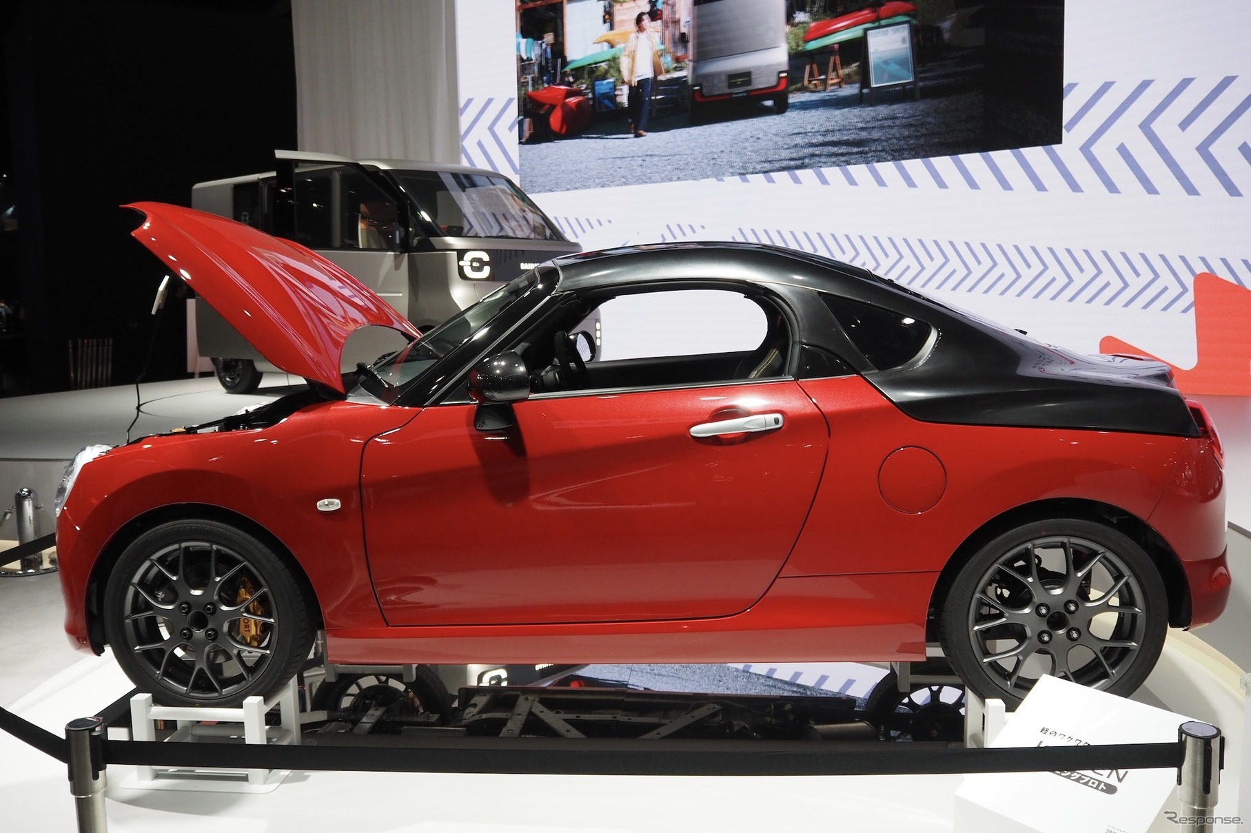 ダイハツ K-OPEN ランニングプロト（ジャパンモビリティショー2025）