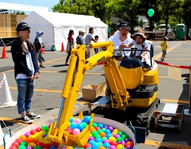 KENKIドリームDAY：ミニショベルに試乗できる体験コーナー（イメージ）