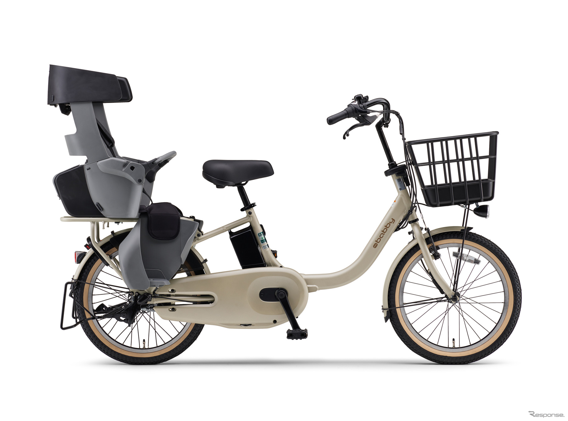 ヤマハ PAS babby（マットグレイッシュベージュ）