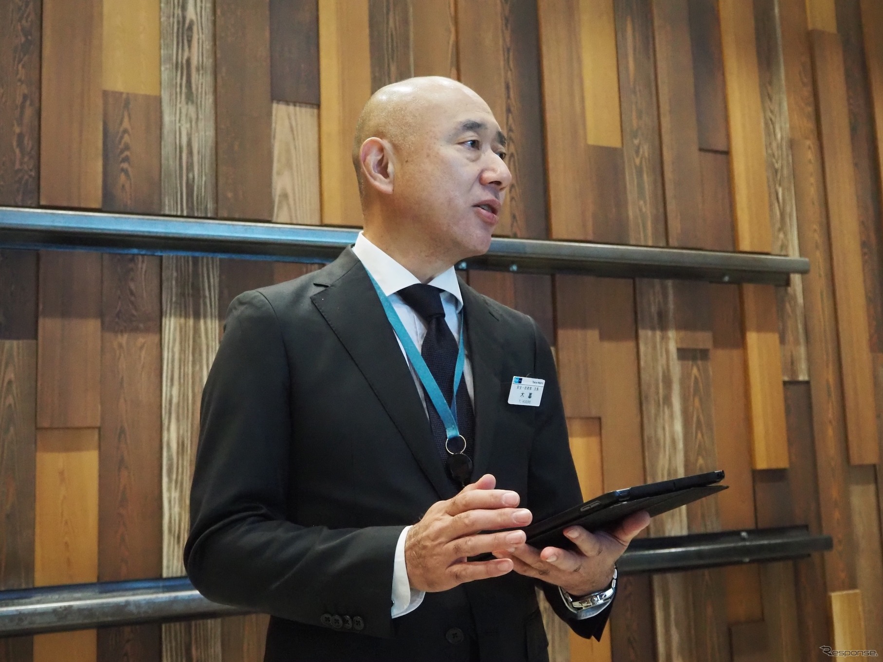 防災担当の鉄道本部安全・技術部木暮敏昭次長