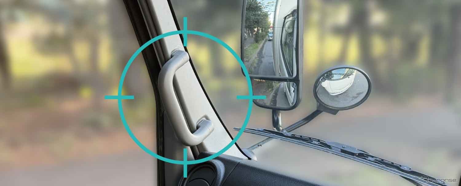 セイワのトラック向けデジタルサイドミラー「RAY30」