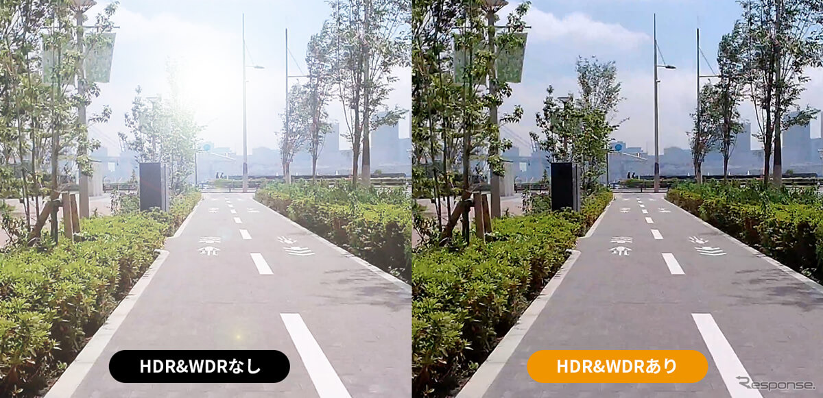 セイワのトラック向けデジタルサイドミラー「RAY30」