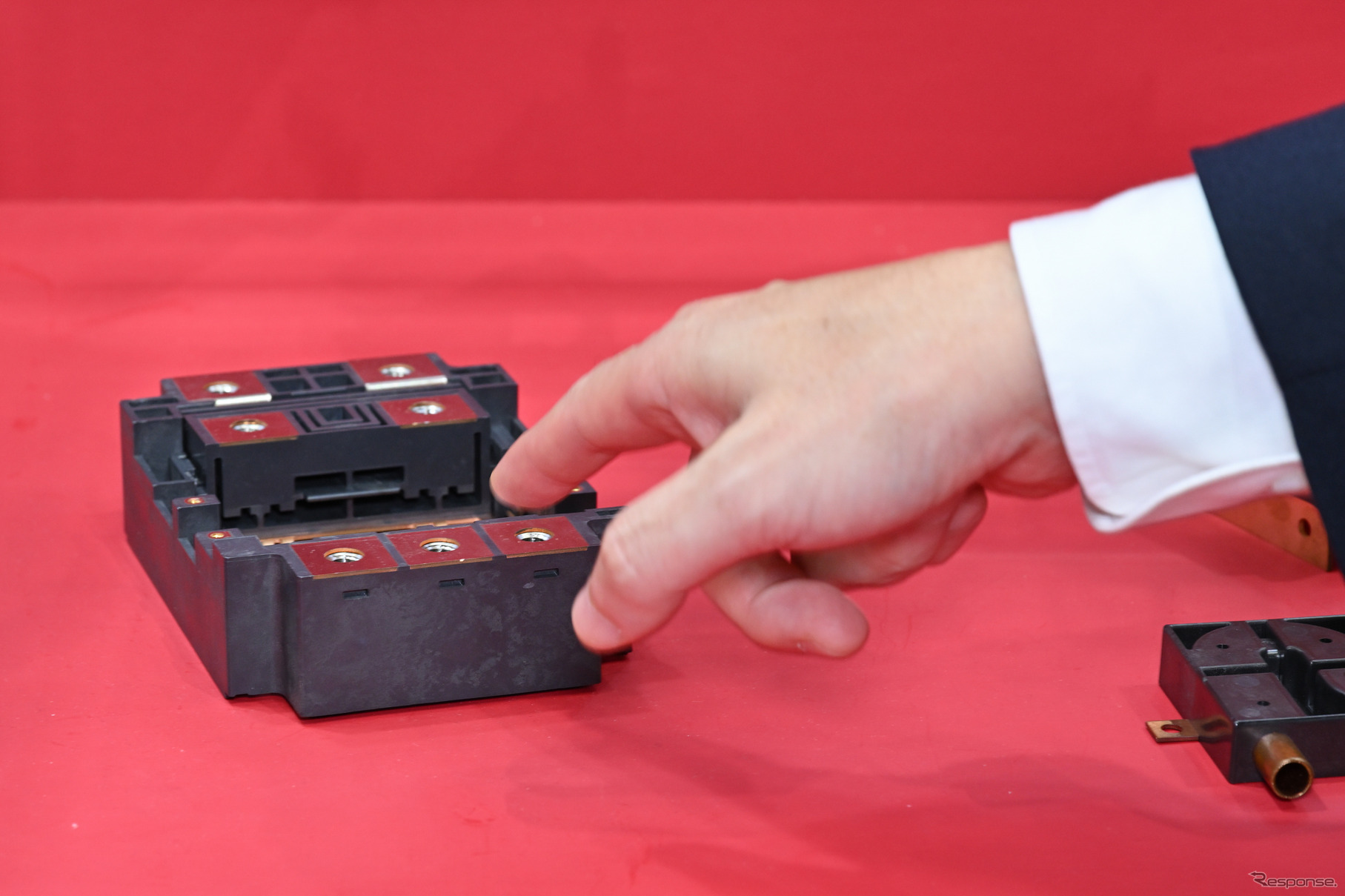 「オートモーティブワールド名古屋」に出展した長瀬産業のブース