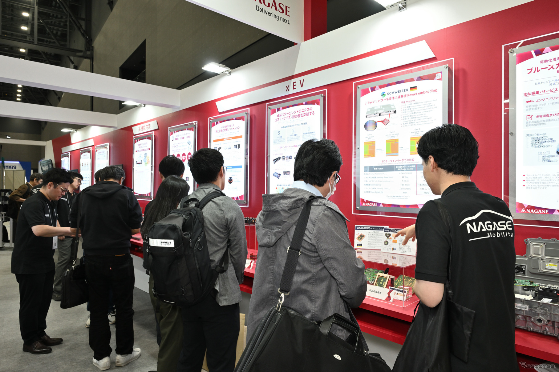 「オートモーティブワールド名古屋」に出展した長瀬産業のブース