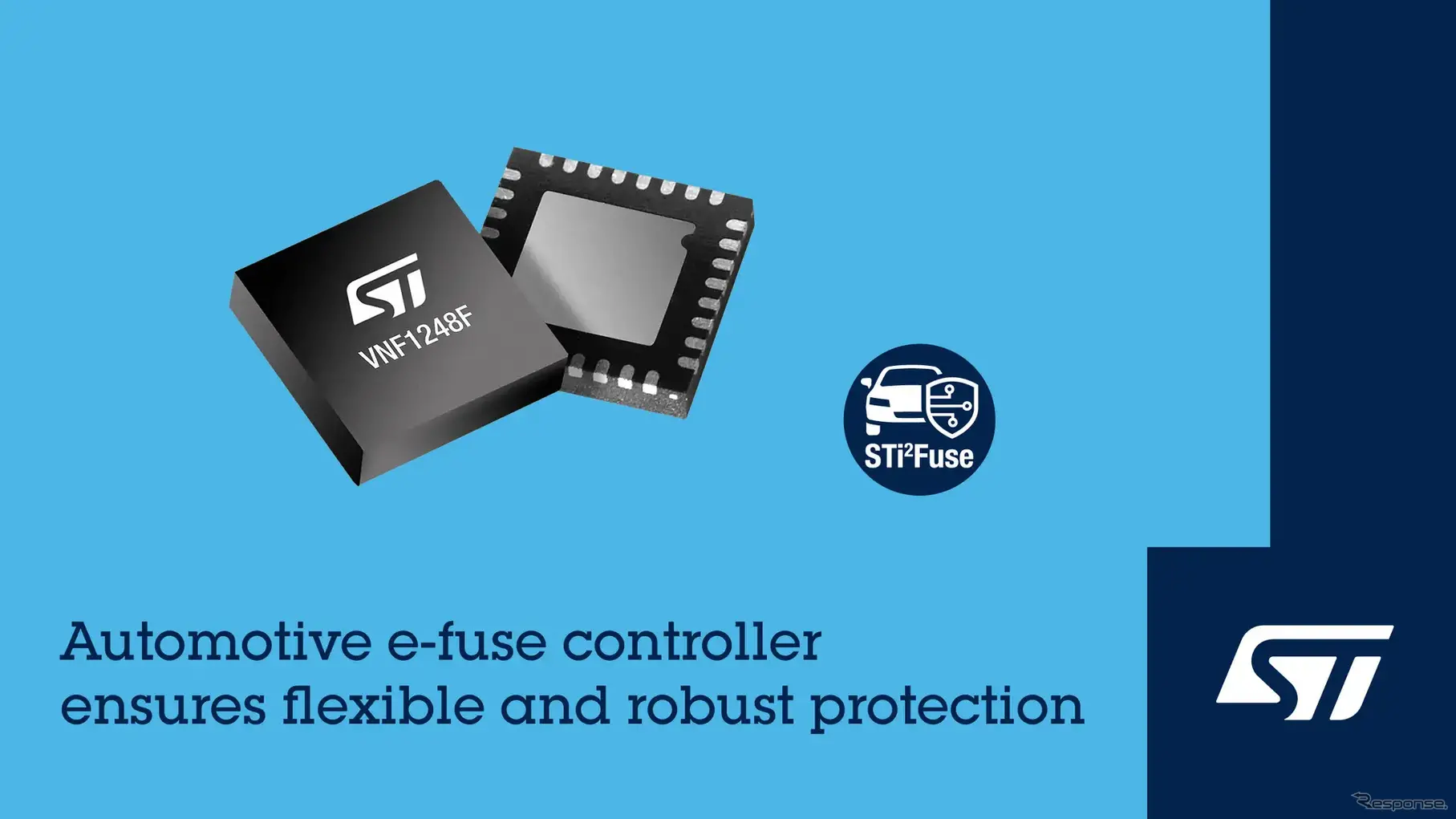 車載用電子ヒューズ保護機能を搭載したハイサイド・スイッチ・コントローラ「VNF1248F」