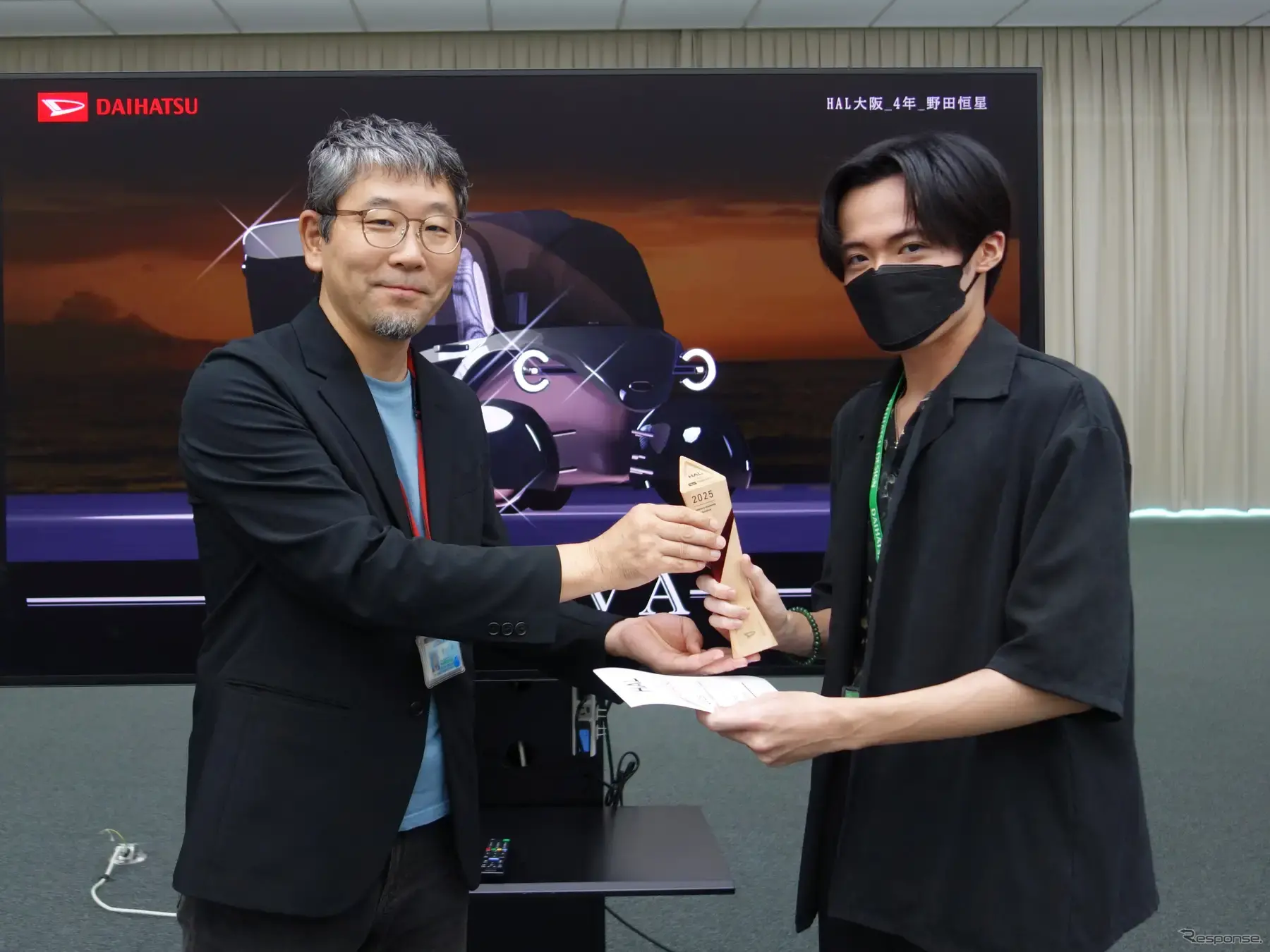 『E-NOVA』とHAL大阪　カーデザイン学科　野田 恒星さん