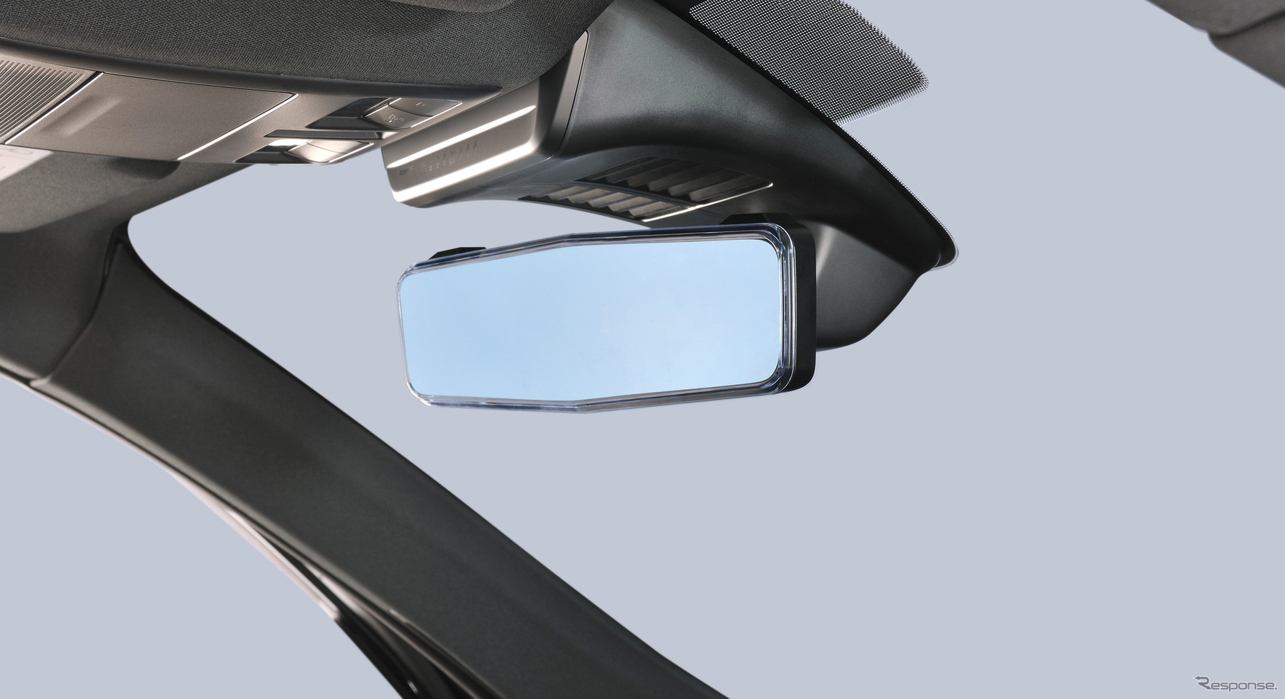 Carmate・リアビューミラーEDGE SLEEK 3000SR ブルー鏡（DZ611）