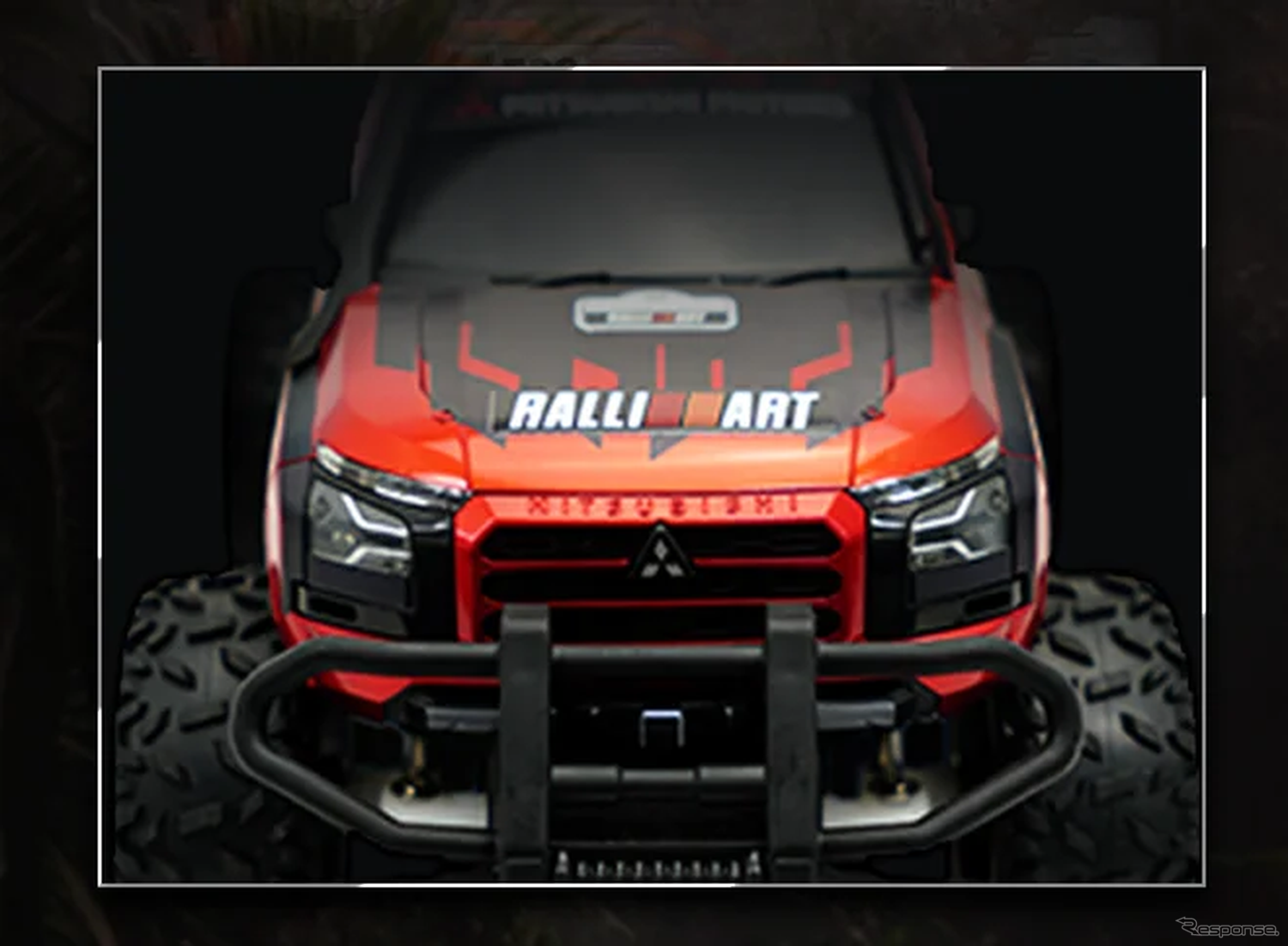 「1/20 R/C 三菱トライトンラリーカー」