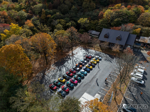 コペンミーティングには各地から26台のコペンが集まった