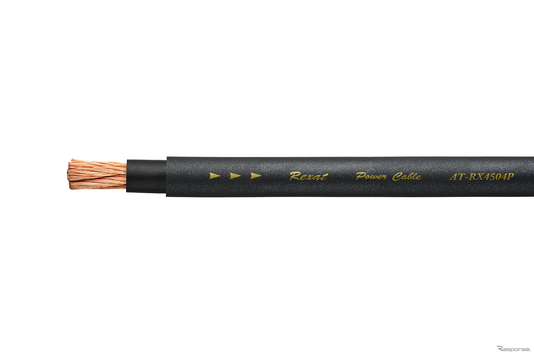 カー用の「パワーケーブル」の一例（オーディオテクニカ）。