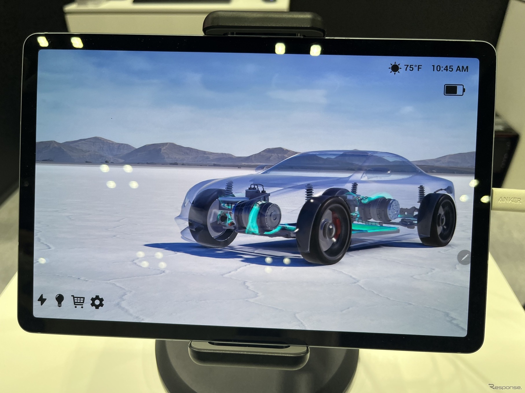 Nova で生成した車載UIのデモ