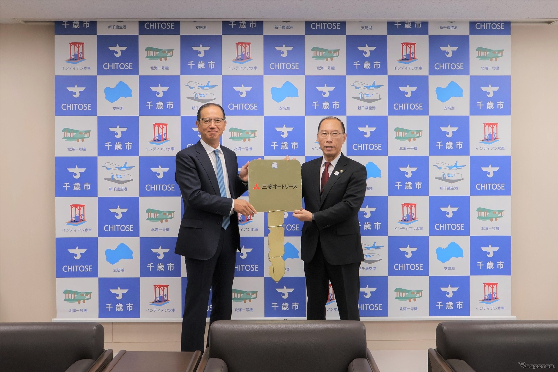 三菱オートリースが北海道千歳市の「ゼロカーボンシティ」の実現を支援