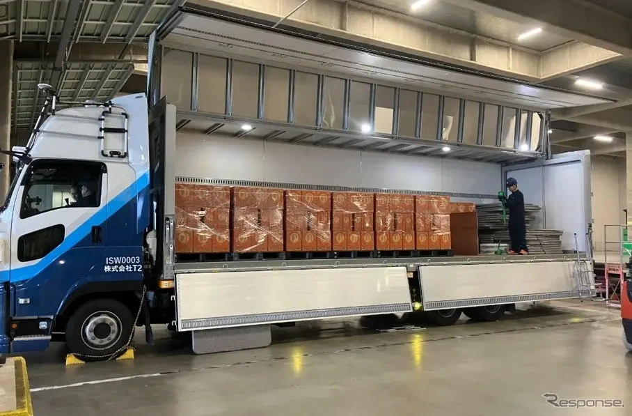 月桂冠と鈴与がT2と協業し、自動運転トラックで日本酒輸送
