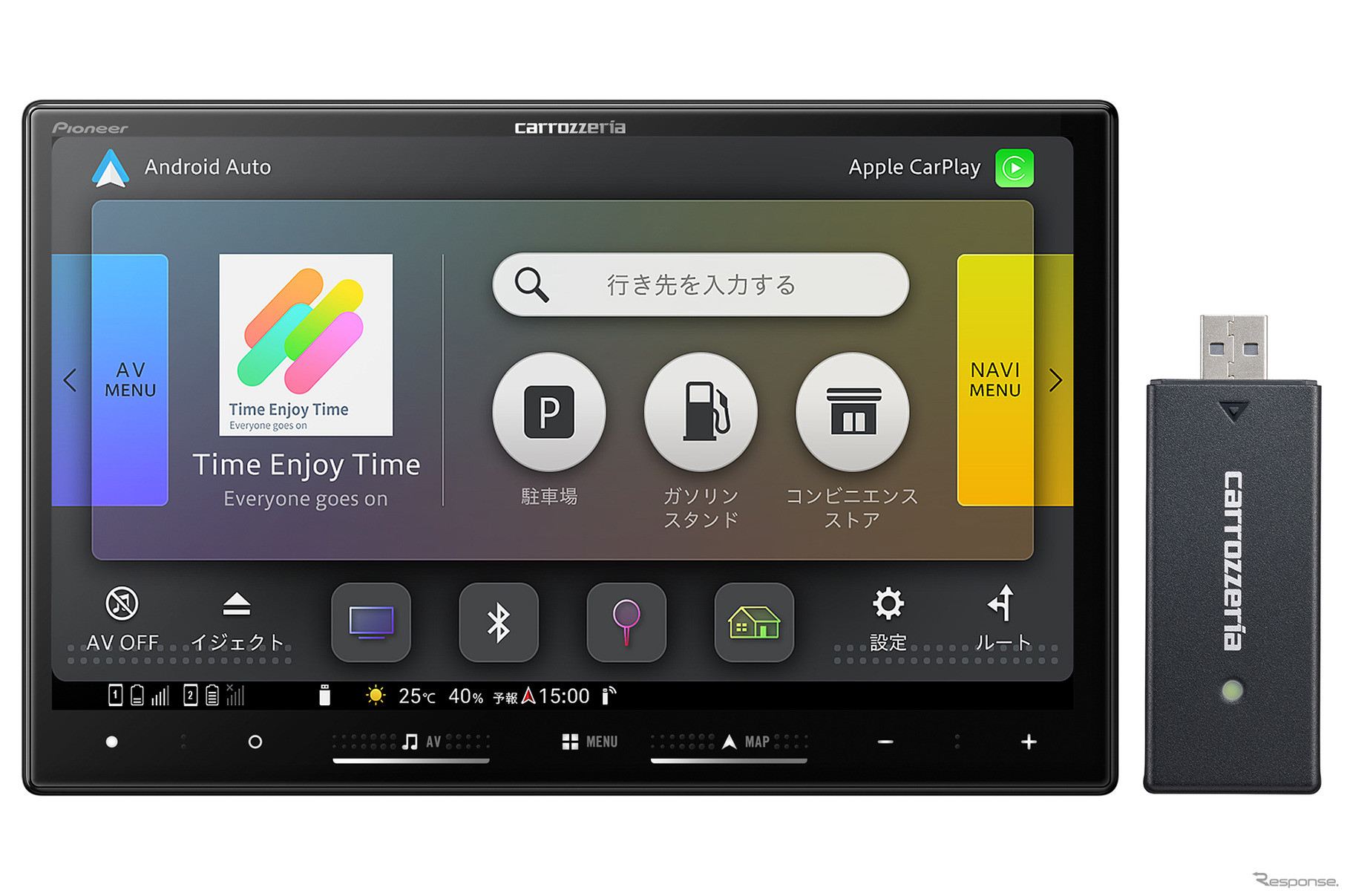 カロッツェリア・楽ナビ AVIC-RL722-DC