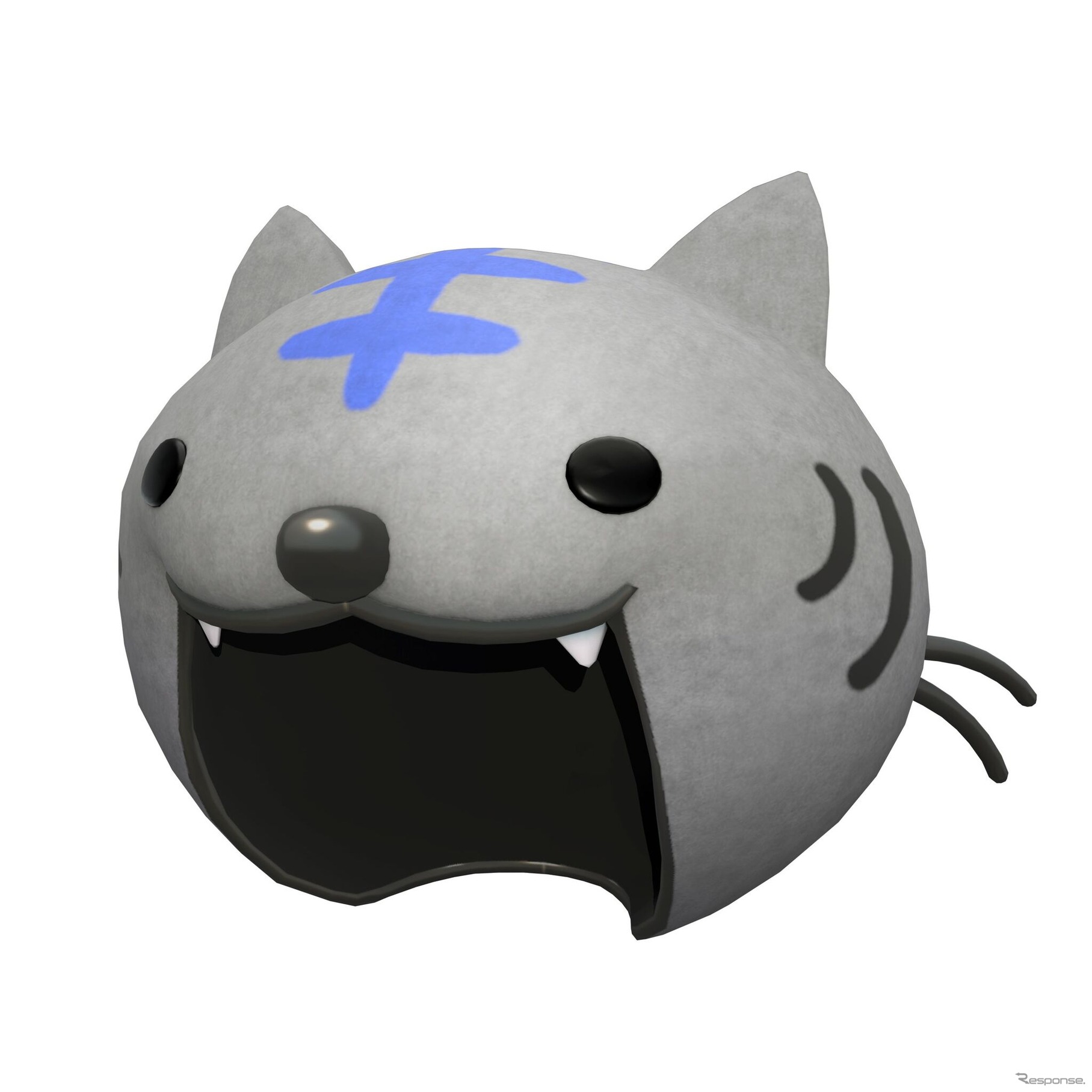 「ニャイケンヘルメット3Dモデル」（アンケートプレゼント）