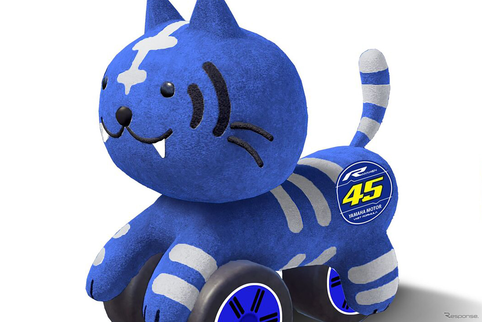 ニャイケンのレース仕様「アール・ニャイケン」。伝説のライダーに憧れる、練習中のニャイケン