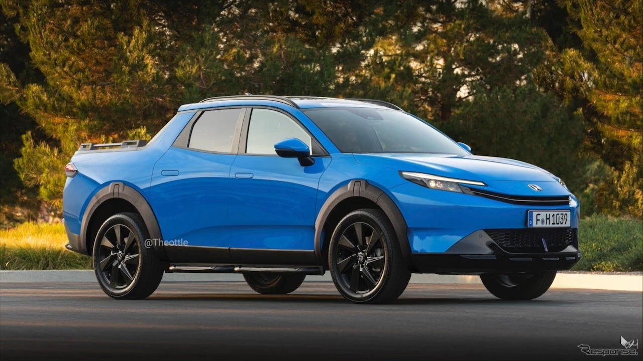 ホンダ プレリュード　ピックアップトラックの予想CG