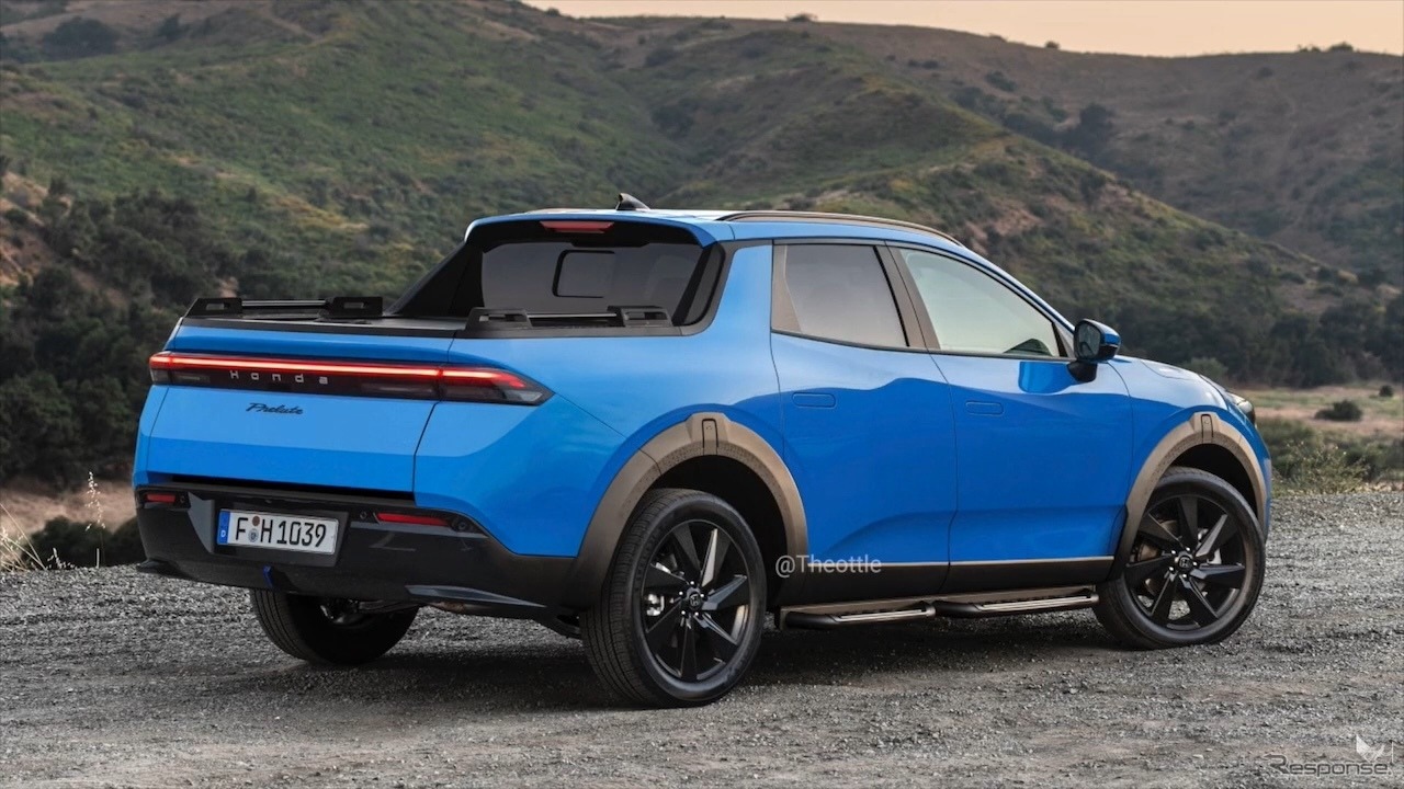 ホンダ プレリュード　ピックアップトラックの予想CG