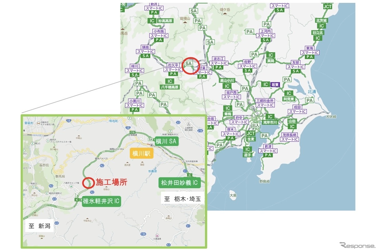 北野牧工事施工箇所