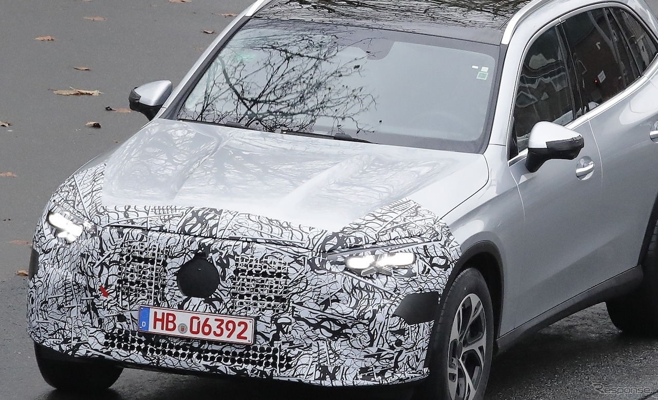 メルセデスベンツ GLC 改良新型のプロトタイプ