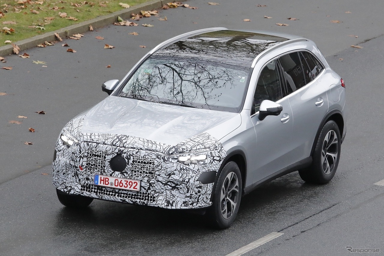 メルセデスベンツ GLC 改良新型のプロトタイプ