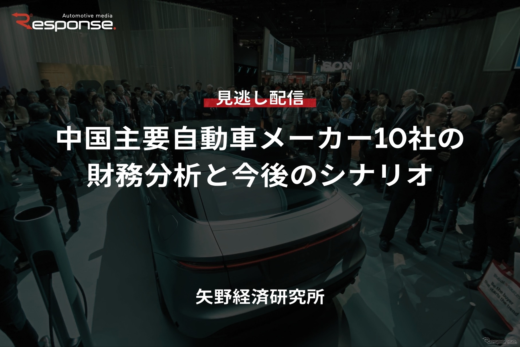 【セミナー見逃し配信】※プレミアム・法人会員限定「中国主要自動車メーカー10社の財務分析と今後のシナリオ」