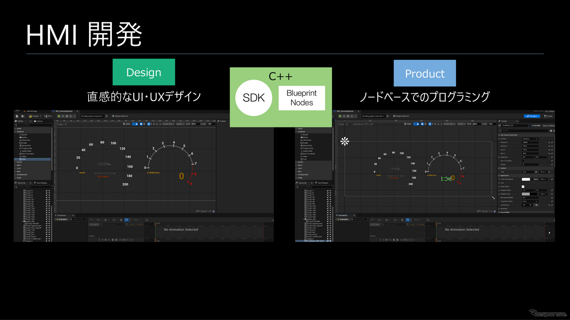 HMI開発に活用されるUnreal Engine