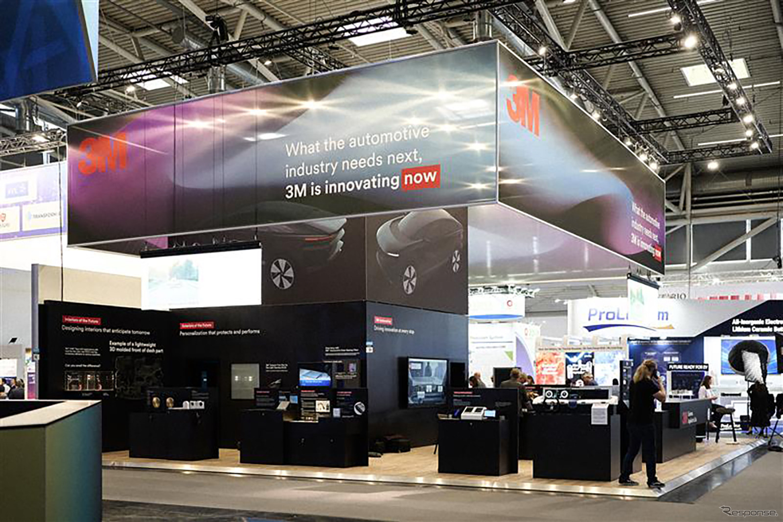 「IAA Mobility 2025」に出展した3Mのブース