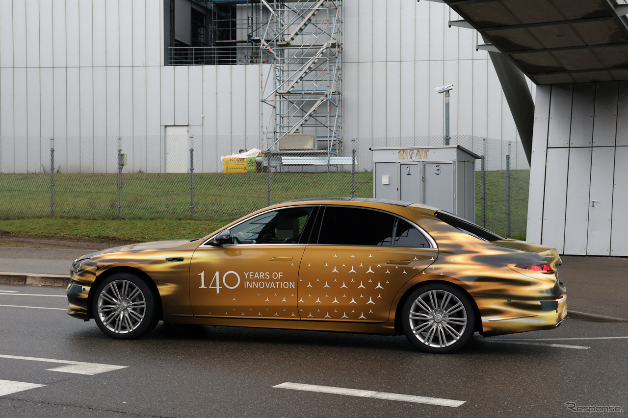 メルセデスベンツ Sクラス 改良新型のプロトタイプ