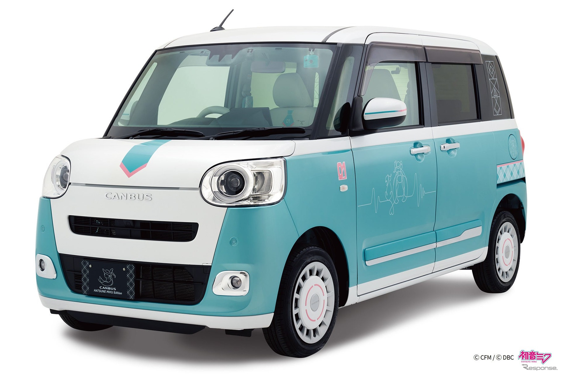 ダイハツ『ムーヴキャンバス』専用の用品パッケージ「ムーヴキャンバス 初音ミク エディション（愛称：ミクキャンバス2）