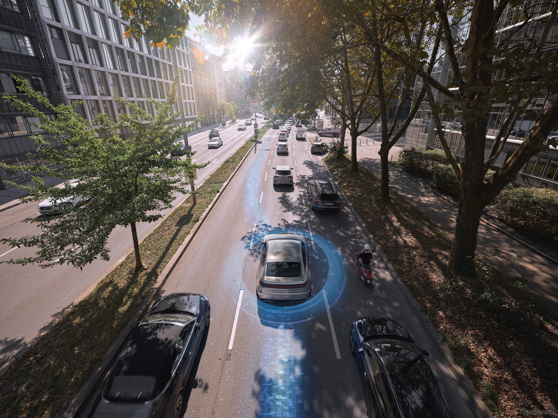 ボッシュの次世代自動運転技術のイメージ