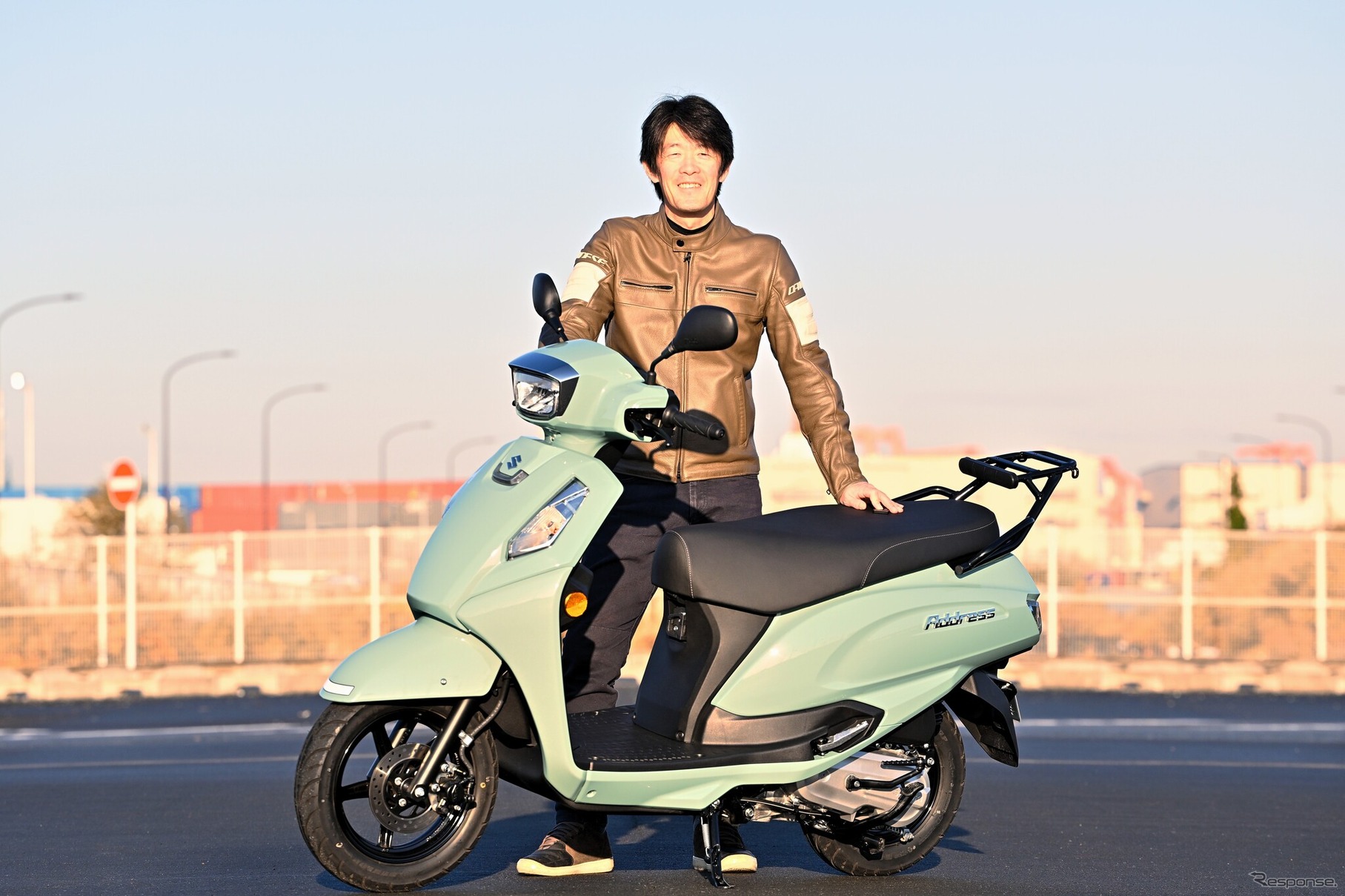 スズキ アドレス125 と伊丹孝裕氏