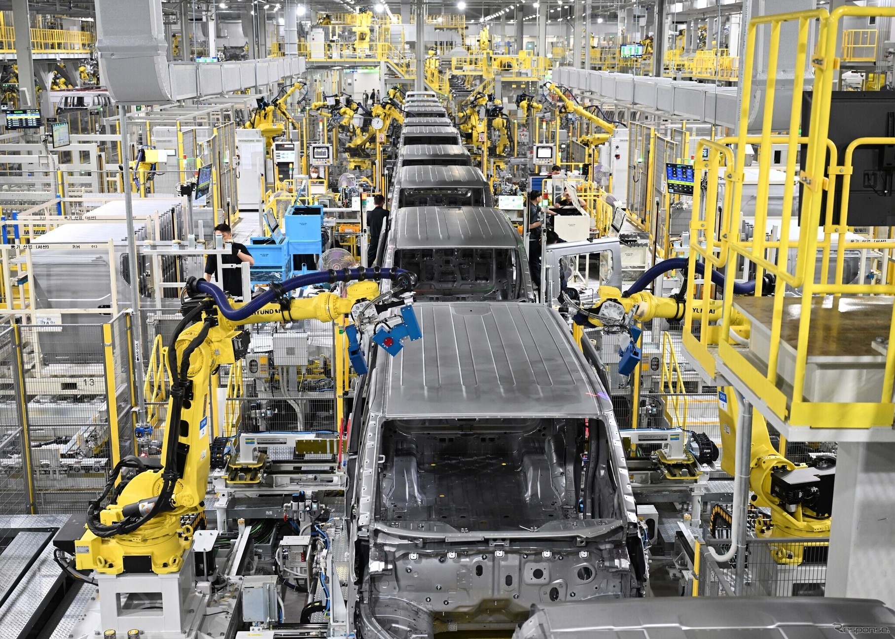 キアの「PBV」専用の生産施設の韓国「華城EVOプラント東棟」