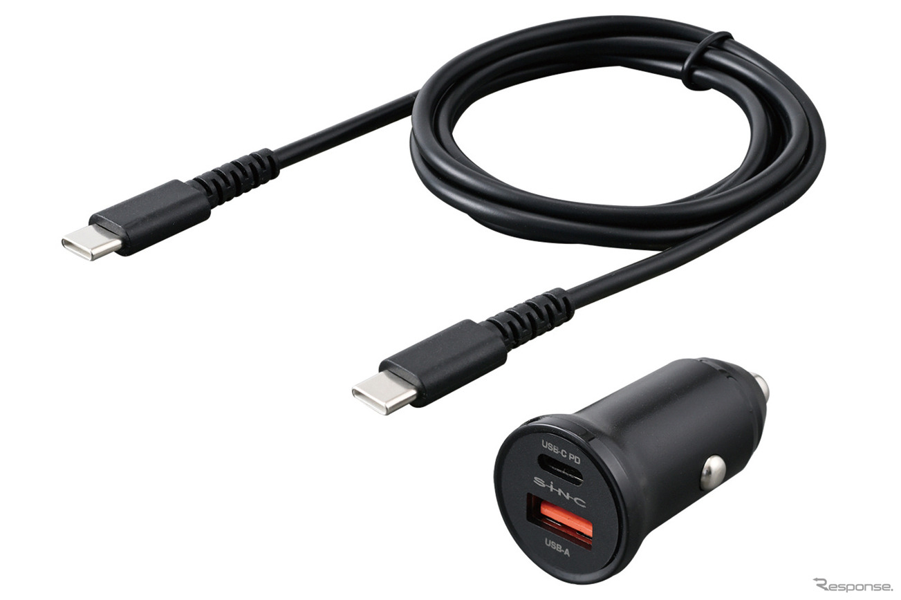 SEIWA・DC/USBパワープラグ+USBケーブル（D647）