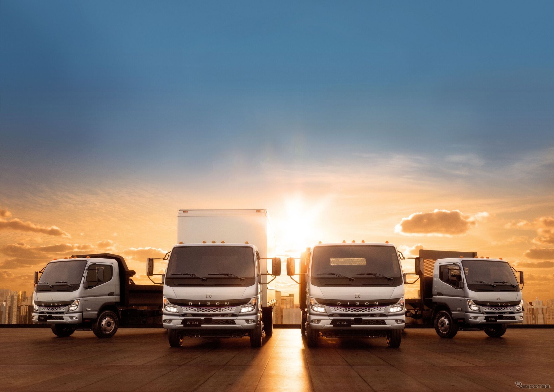 ダイムラートラックの米ブランド「RIZON」のEVトラック