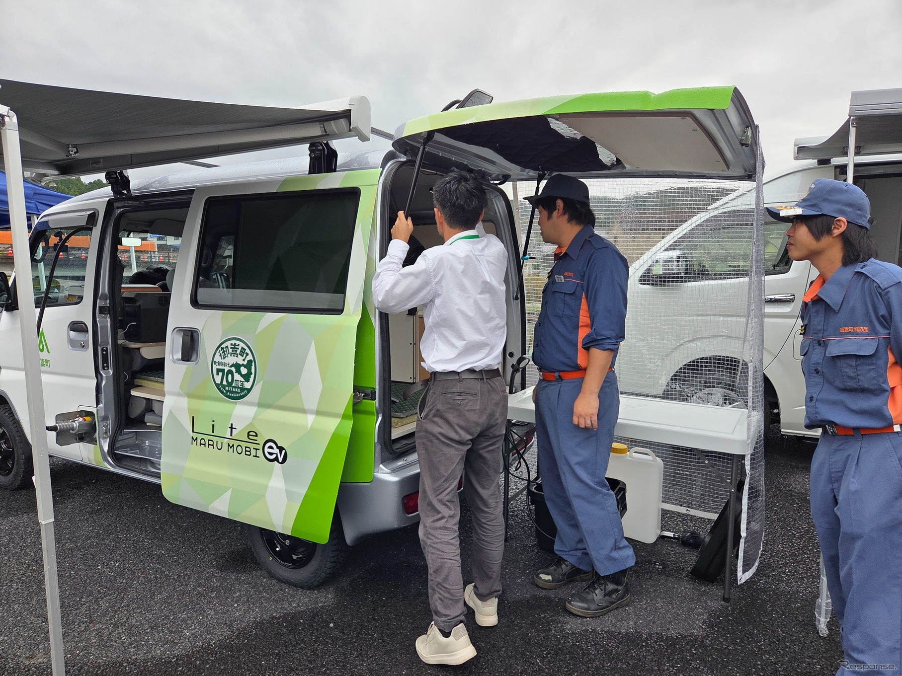 多目的防災車両「マルモビライトEV」