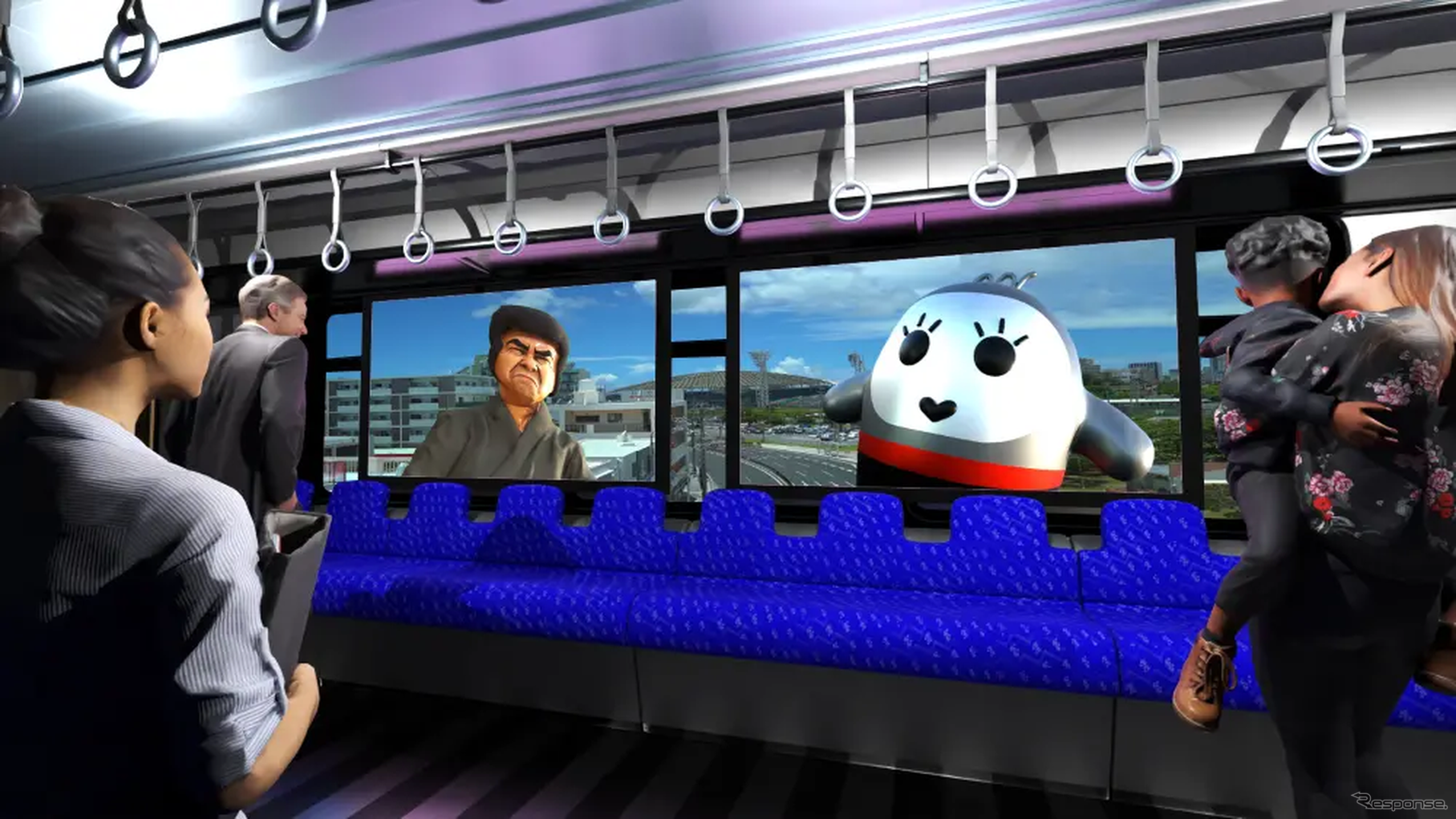 「たびんちゅレール」車内（イメージ）