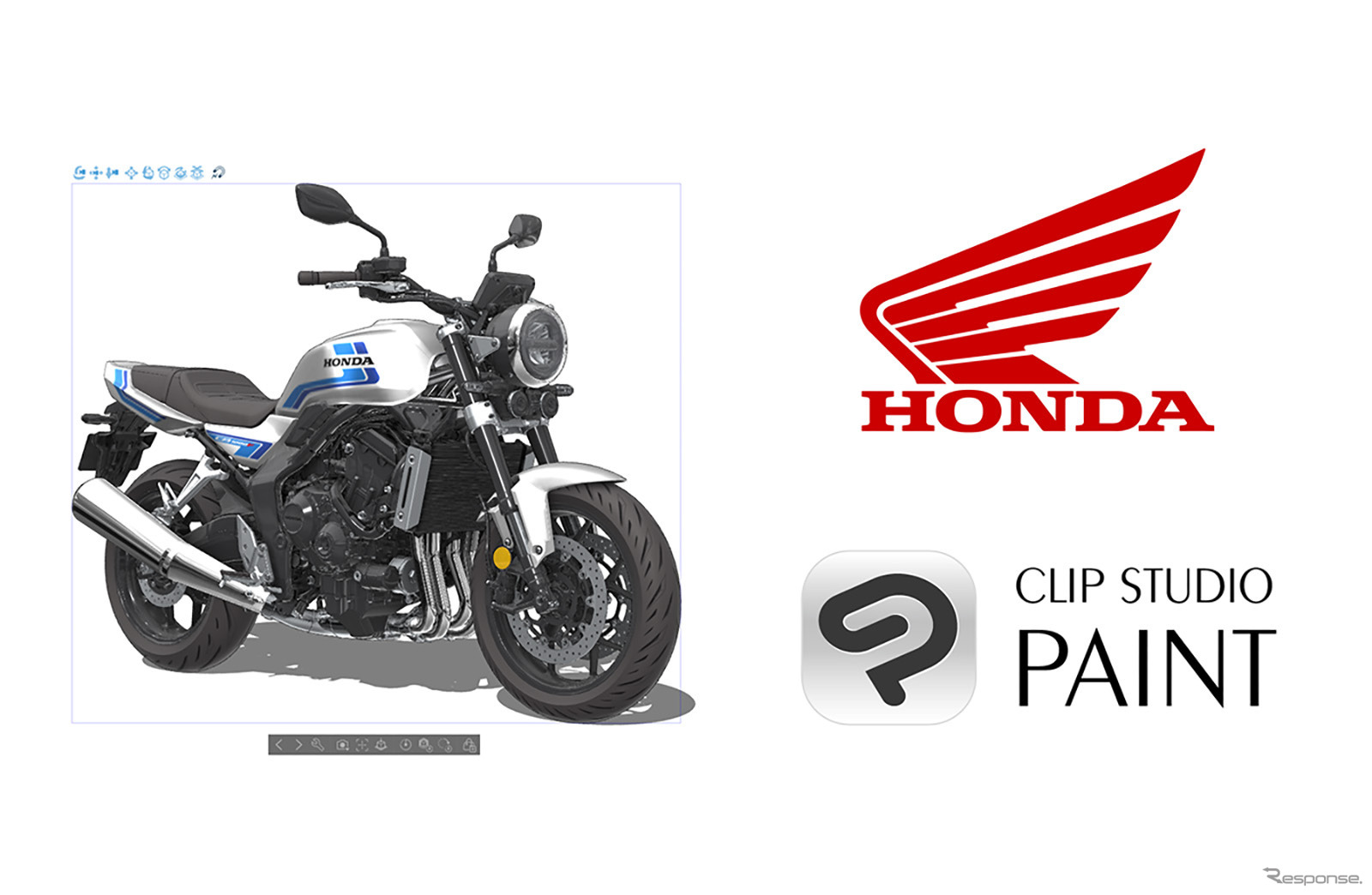 「CB1000F」3Dモデルイメージ