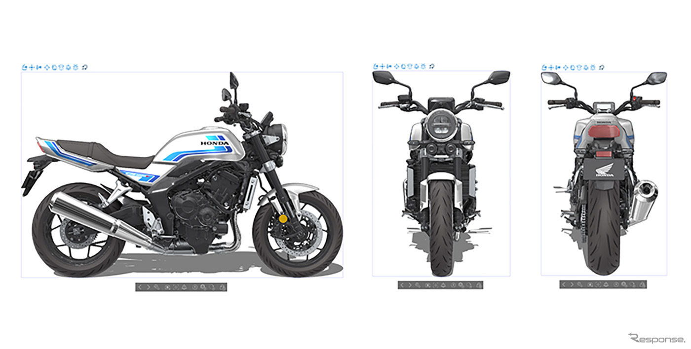 「CB1000F」3Dモデルイメージ